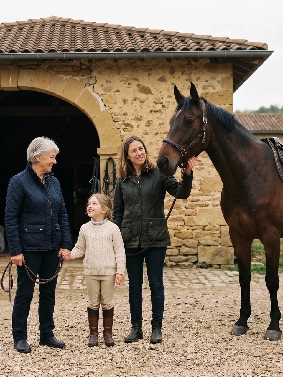 L'équipe, Écuries Malandain, centre équestre à Montracol